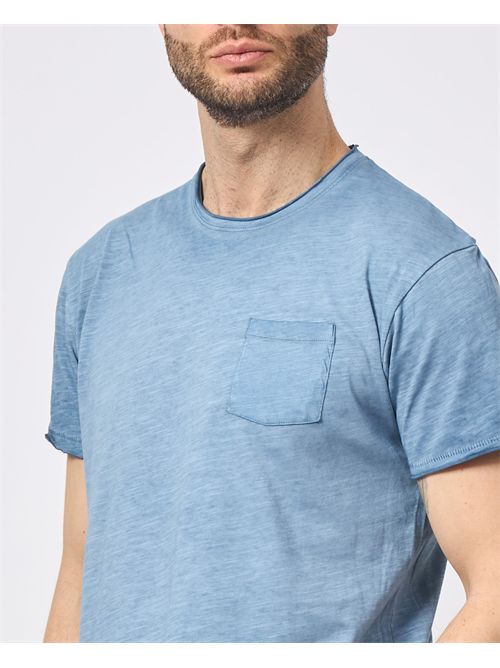 T-shirt in cotone Yes Zee con taschino applicato YES ZEE | T725-T3000713
